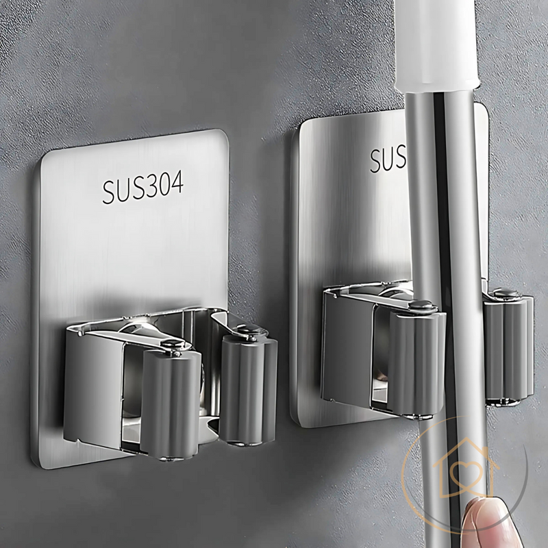 Premium Wall Mounted Mop and Broom Holder