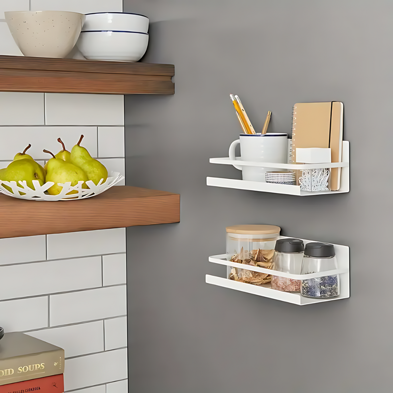 Magnetic Spice Rack Refrigerator Side Shelf