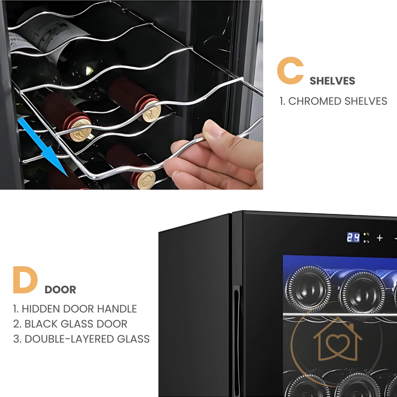 Compact Wine Cooler Fridge